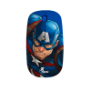 Thumbnail MOUSE WIR XTM-M340CA CAPITAN AMERICA XTECH 1600DPT/4 BOT/AZUL0